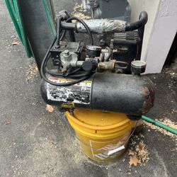 One horsepower trim, nailer compressor