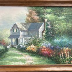 Summer Home Oil Painting 