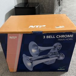 NTP (National Truck Parts) 3 Bell Chrome Horn