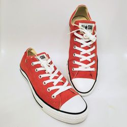 Converse Chuck Taylor Vintage Unisex Burnt Orange Red Men 8/ Women 10 Retro Y2K