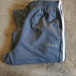 Adidas Black And White Large Track Pants