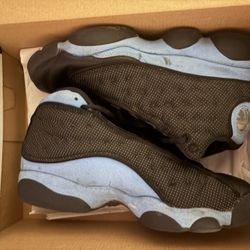 blue and black jordan 13 