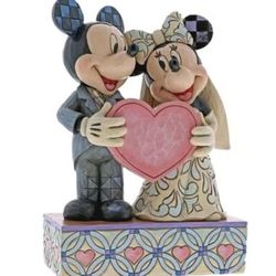 Jim Shore Mickey and Minnie Wedding Figurine Disney Traditions (contact info removed)