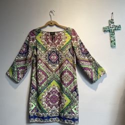 Women’s Laundry by Shelli Segal Artsy Tunic Dress • Size 6