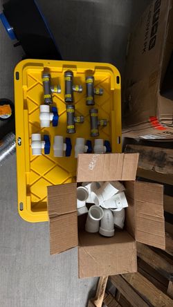 Plumbing Fittings Lot – PVC and Metal