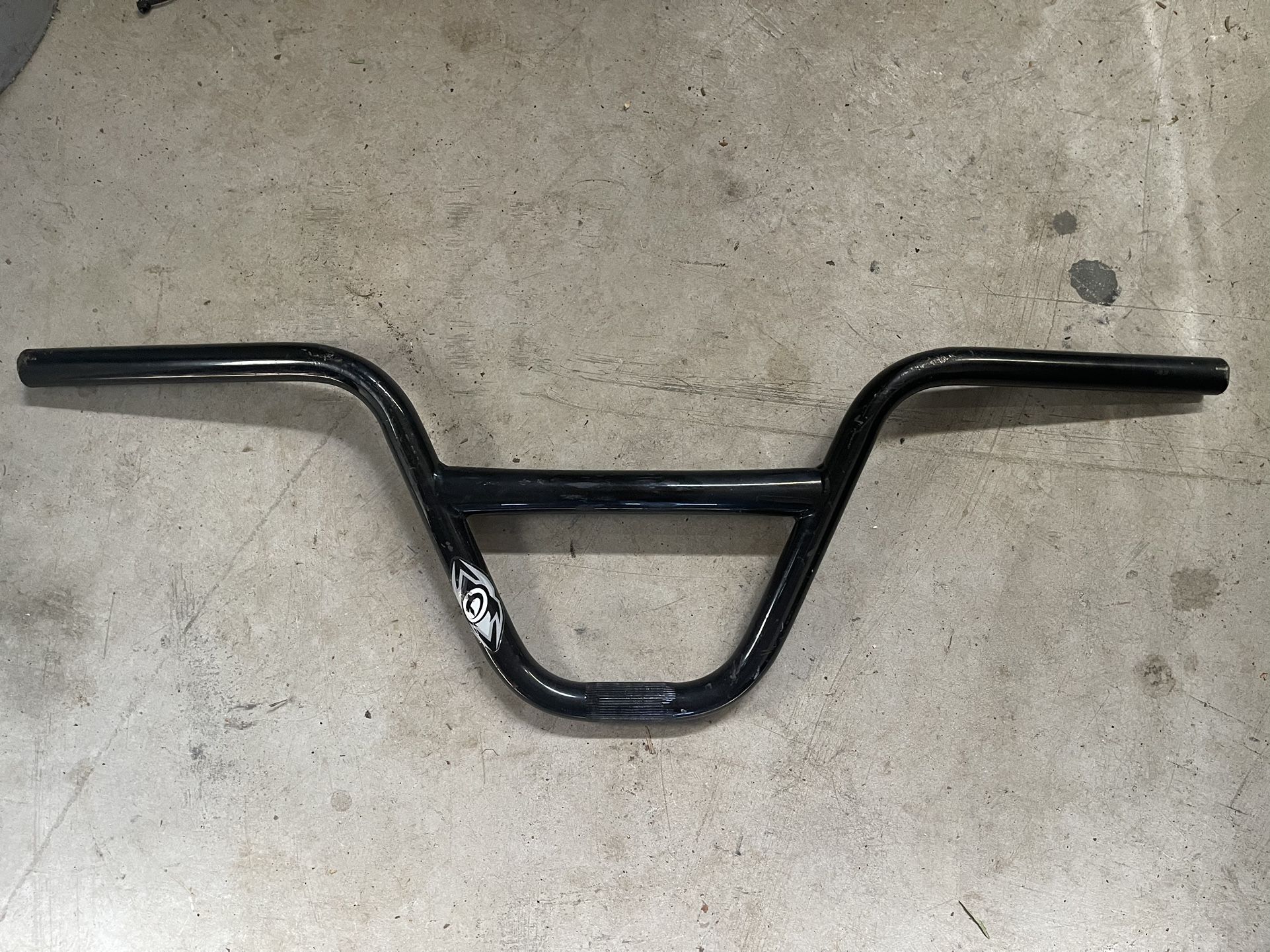 Black Bmx Handlebars - 7.5” Or 7.75” Tall