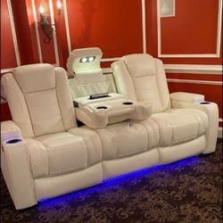 Power Recliner Sofa By ASHLEY FINANCING AVAILABLE 