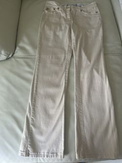 Original GF FERRE Jeans Size S-M. Beige. Made In Italy. 