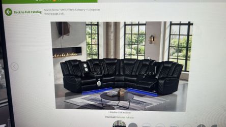 Sofá reclinable