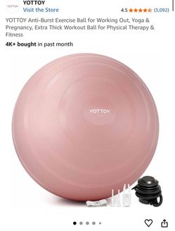 Anti-Burst Exercise Ball for Working Out