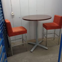 Bar Height Table And Stools For sale Together 