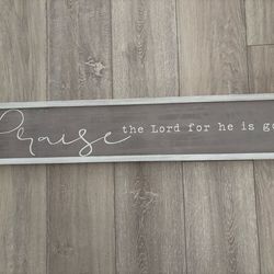 Praise the Lord poster frame