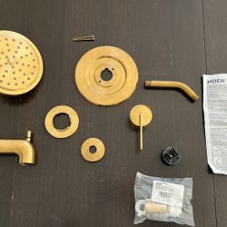 Moen Tub Diverter, Shower Head and Handle