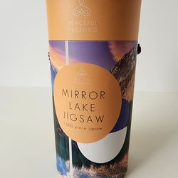 Mirror Lake 1000pc jigsaw puzzle With Poster By Professor Puzzle