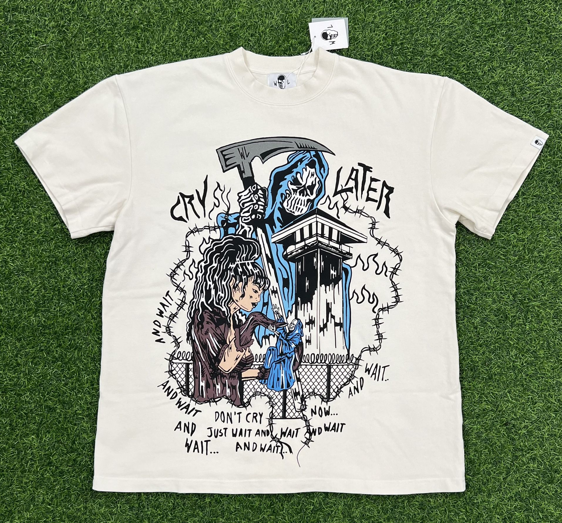 Warren Lotas Cry Later T-Shirt size L