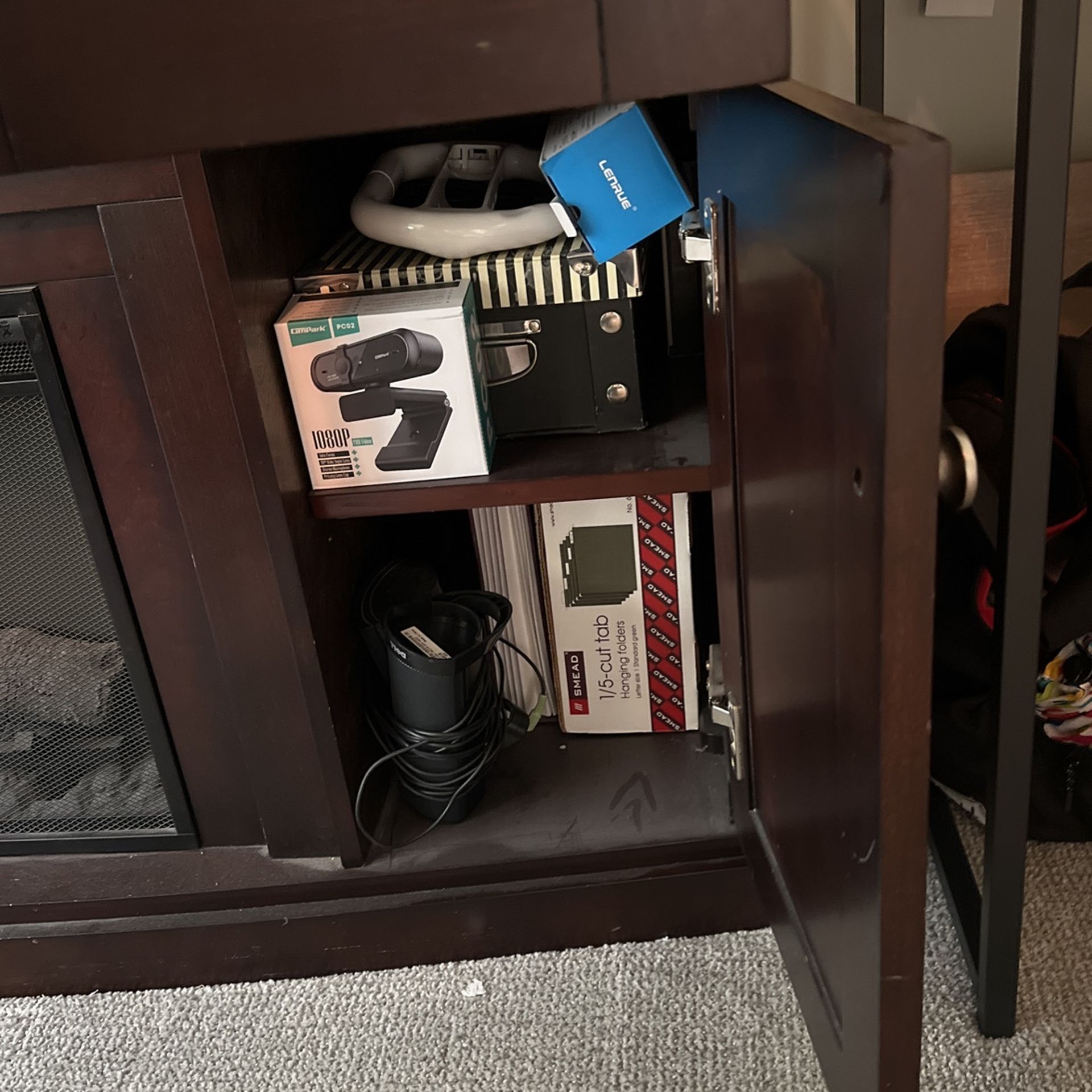 Large TV Fireplace