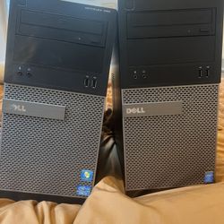 2 Dell Optiplex Computer Towers