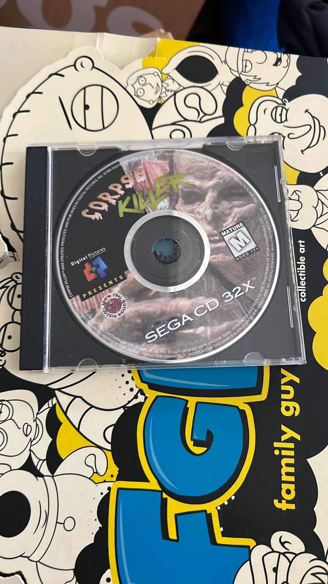 Sega Genesis CD 32x Corpse Killer Disc Only