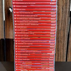Nintendo Switch Games - 35-Game Lot - New Sealed - See Photos & Description 