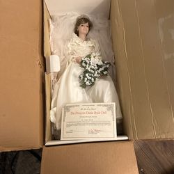 Princess Diana And Prince Charles Bride Groom Dolls By Danbury Mint Moving Must Sell