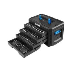 HART 215-Piece Mechanics Tool Set Multiple Drive (Chrome Finish)