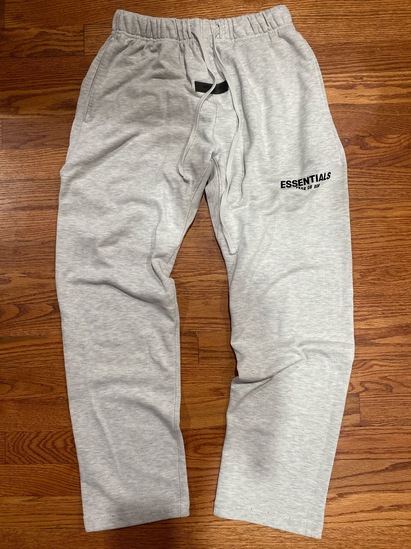 Fear of god essentials open hem sweatpants size M