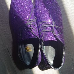 Casual Purple Pu Dress Shoes 