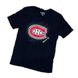 MONTREAL CANADIANS NHL Reebok Face Off t-shirt Youth Large
