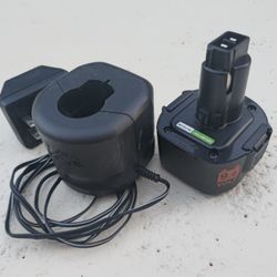 Black+Decker Battery Charger 9.6V PS120 Cordless Drill Impact Driver Power Tool Battery Pack Lithium 