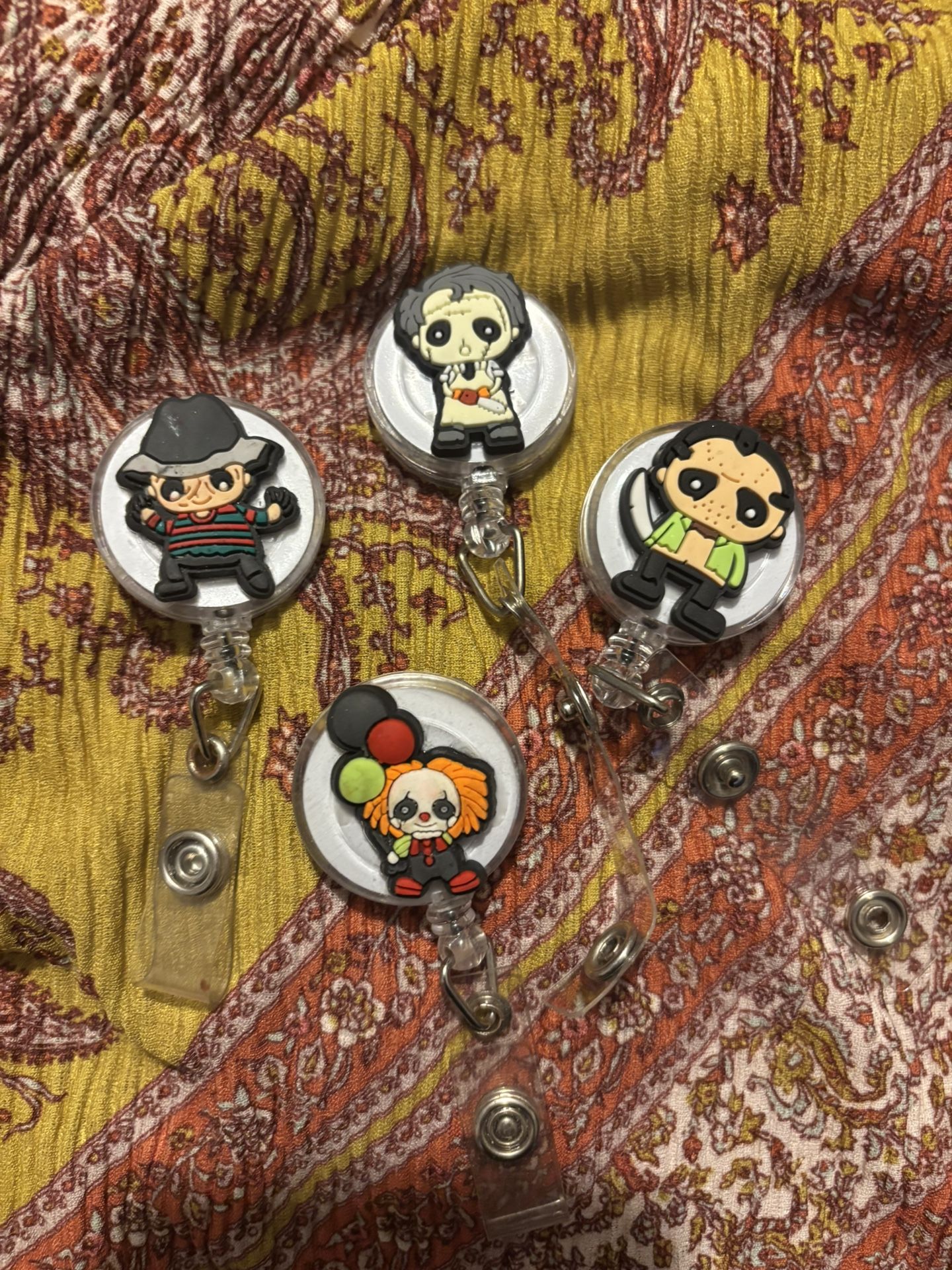 Halloween Nurse/tech Badge Holder