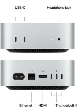 Apple Mac mini M4 Chip 16GB RAM 512GB SSD Silver - New Sealed!!!