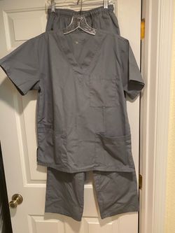 Pandamed Unisex Scrubs Elastic Waist Cotton Blend Size Small