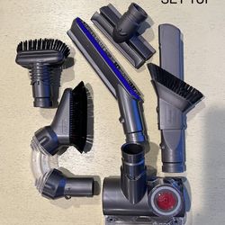 Like New! Dyson Ball Upright Vacuum Cleaner 6-Piece Specialized and Motorized Attachment Set #1UP