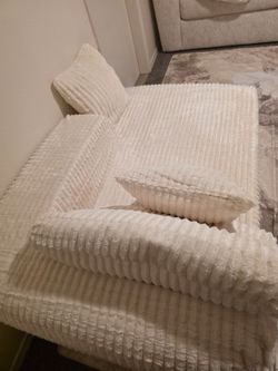 White/ low profile couch