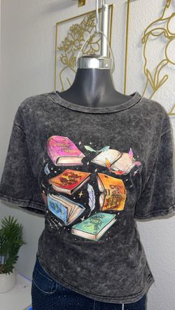 Grey Acid Wash Comfort Colors T-Shirt