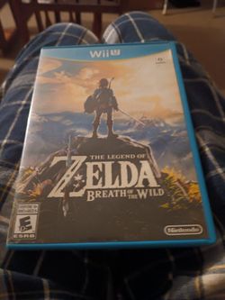 Nintendo Wii u The legend of Zelda breath of the wild video game