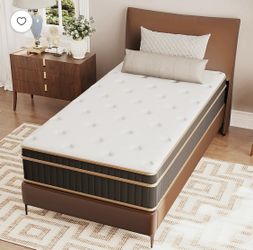 Zimtown Twin XL Mattress, 10 inch Hybrid Mattress