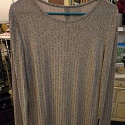 WT# 1082 Women's Medium Long Sleeve Beige Sweater 