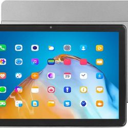 FOR PARTS ONLY Tablet 8 Core 10.1 Inch 2560X1600 Resolution Digital Tablet With Protective Leather Case For Business For Gaming (US Plug)