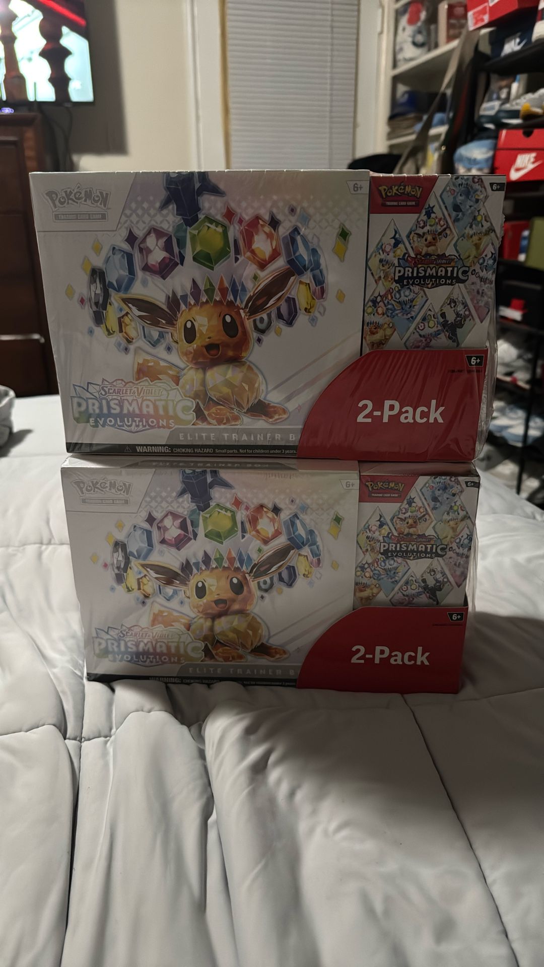 Pokémon Scarlet & Violet Prismatic Evolutions Elite Trainer Bundle (2 Pack)