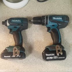 Makita Impact And Drill 