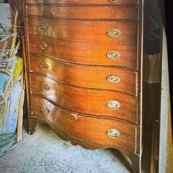 Antique Wood Vintage Dresser Cabinet Bedroom Furniture Victorian