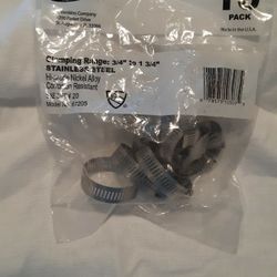 Ideal Brand Stainless Steel Clamps High Grade Nickel Alloy Corrosion Resistant Various Sizes