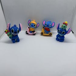 Big Rubber 3D Charms For Crocs Stich Set 4 Pcs 6$