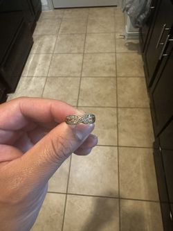 Diamond Infinity Gold Ring