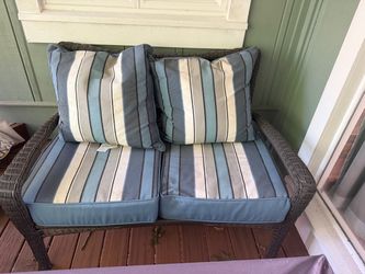 3 piece resin wicker set