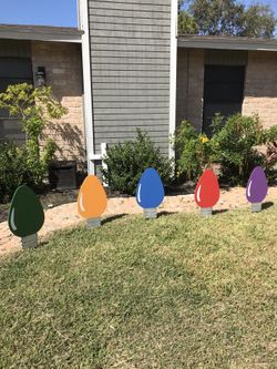 Christmas light bulb