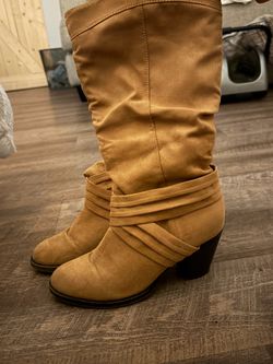 tan suede boots