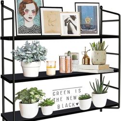 Small Black Wall Shelf 