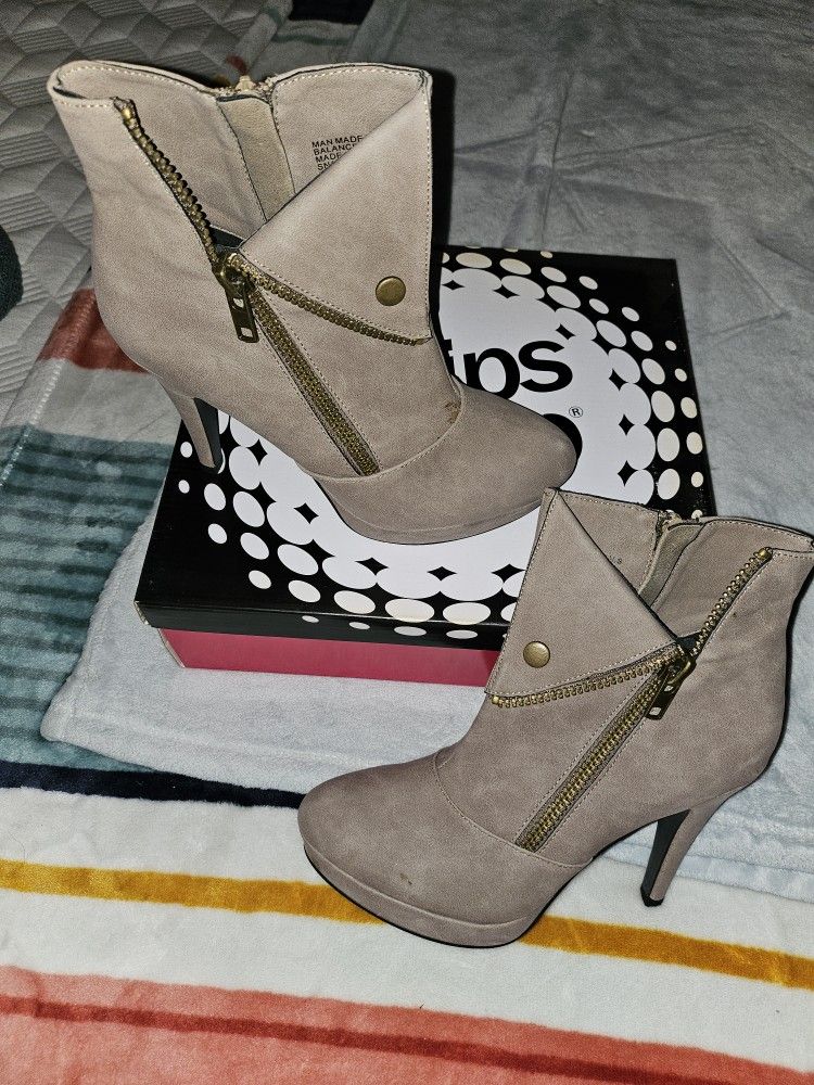 Taupe Booties